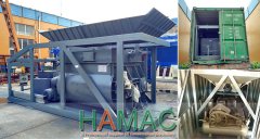 Mobile Concrete Batching Plant YHZS75 Was Delivered