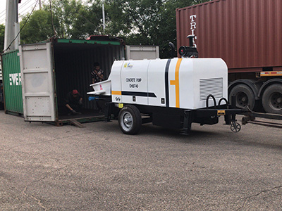 DHBT40 Diesel Driven Concrete Pump Was Sent to South America on June 19th