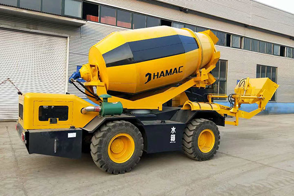 Self-loading Mobile Concrete Mixer