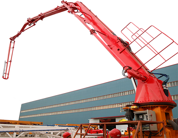 Floor climbing Hydraulic Concrete Placing Boom 