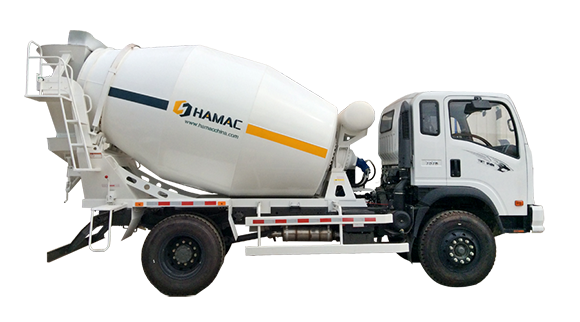 Concrete Transit Mixer on Truck